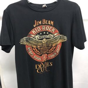 Men’s size M Kid Rock Jim Beam T-shirt Devils cut